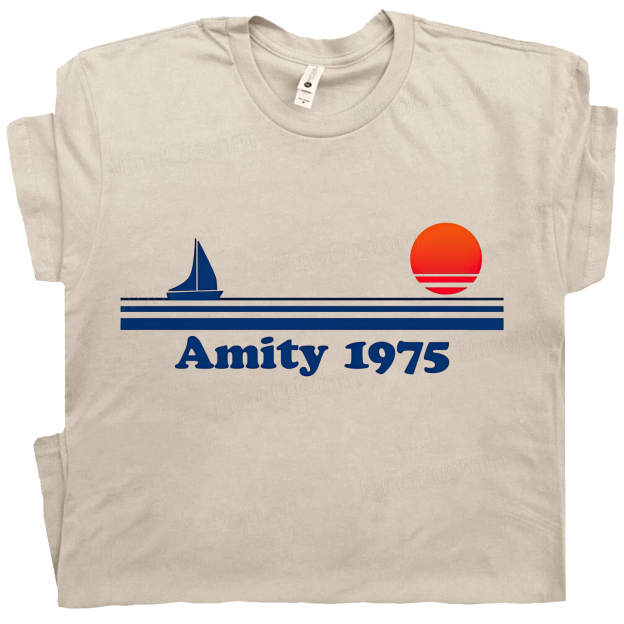 Amity 1975 T-Shirt - cotton t-shirts for men and women