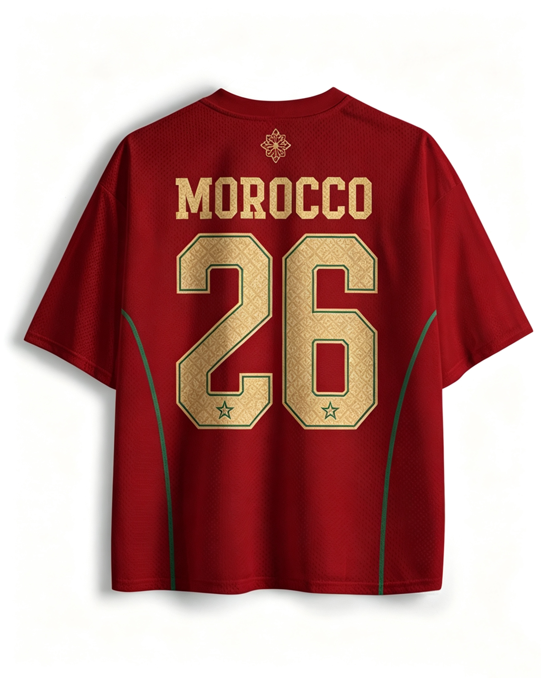 Morocco 26 Soccer Mesh Jersey