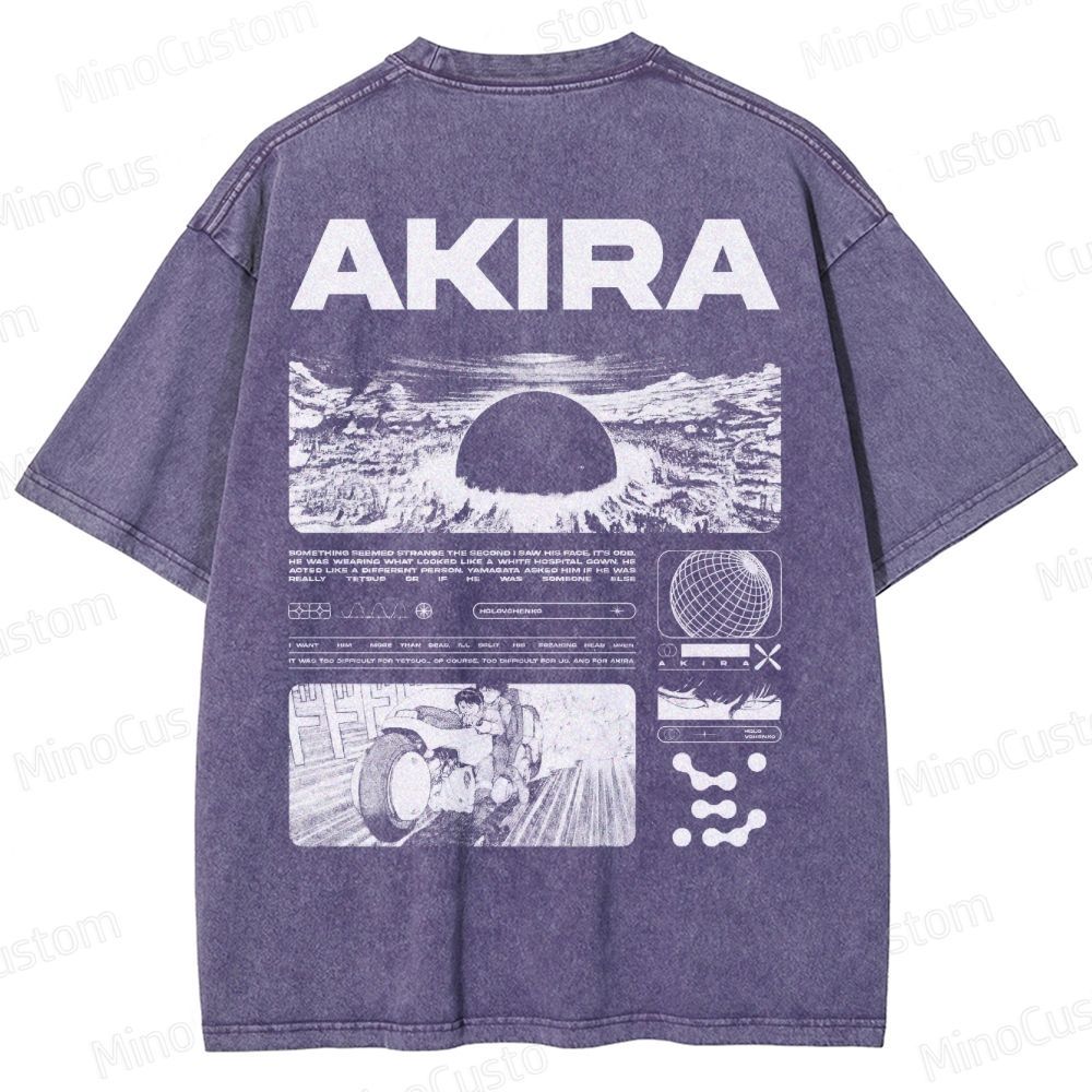 Unisex Fit Destruction lll Washed T-Shirt 