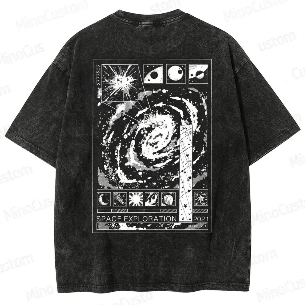 Space Exploration Washed T-Shirt 