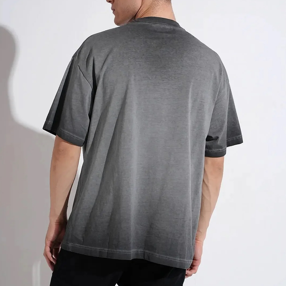 Vintage Crewneck Oversize Gradient Washed T-shirt