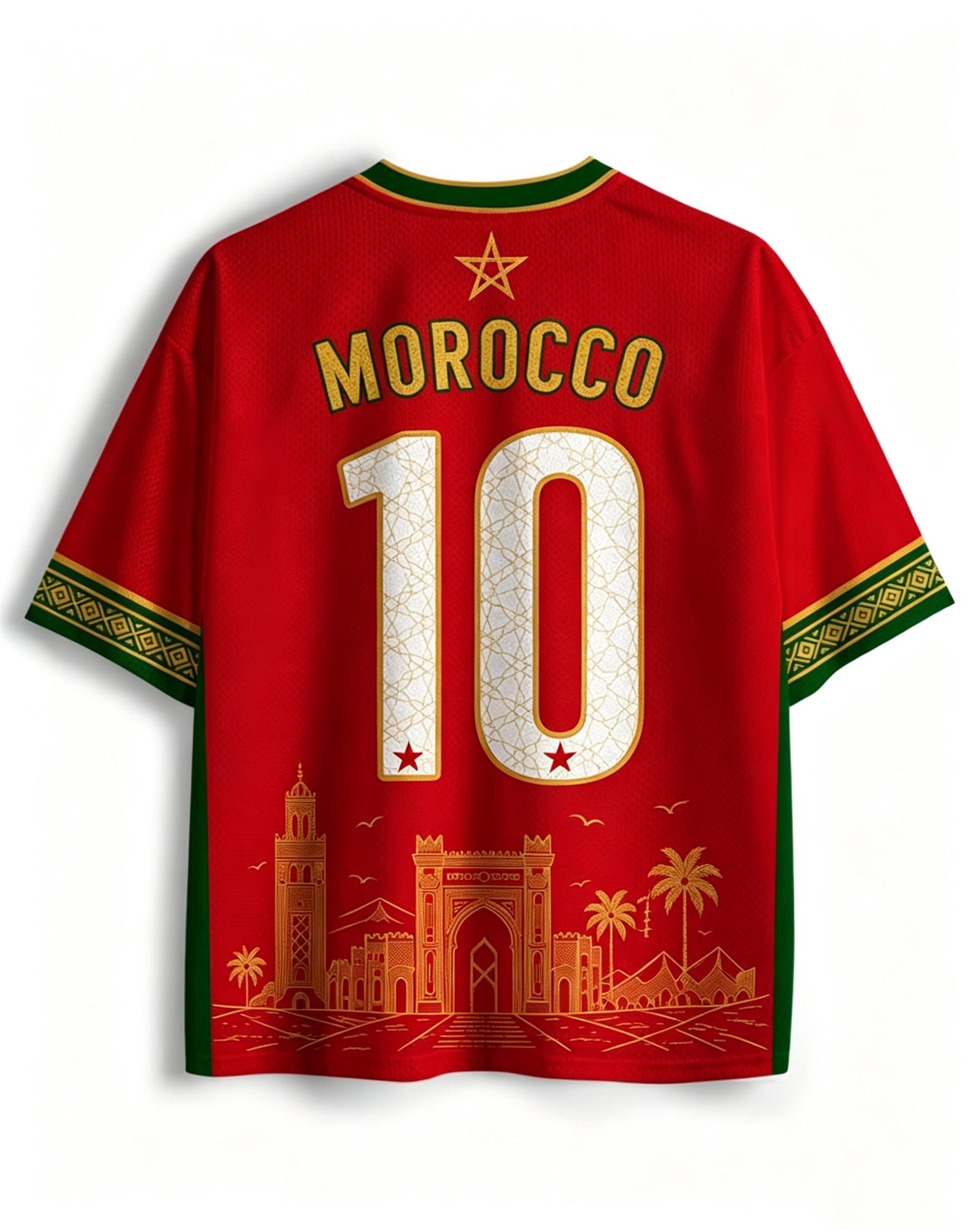 Morocco Soccer Mesh Jersey
