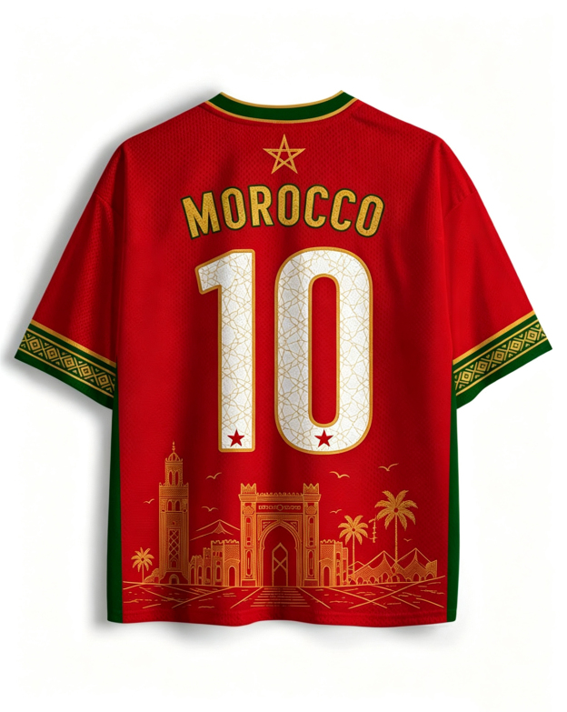 Morocco Soccer Mesh Jersey