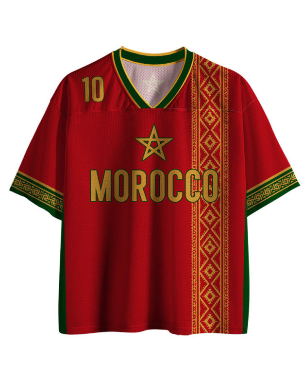 Morocco Soccer Mesh Jersey
