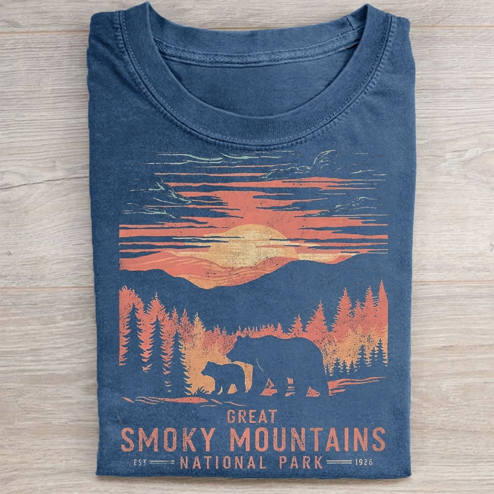 Smoky Mountains National Park Washed T-Shirt