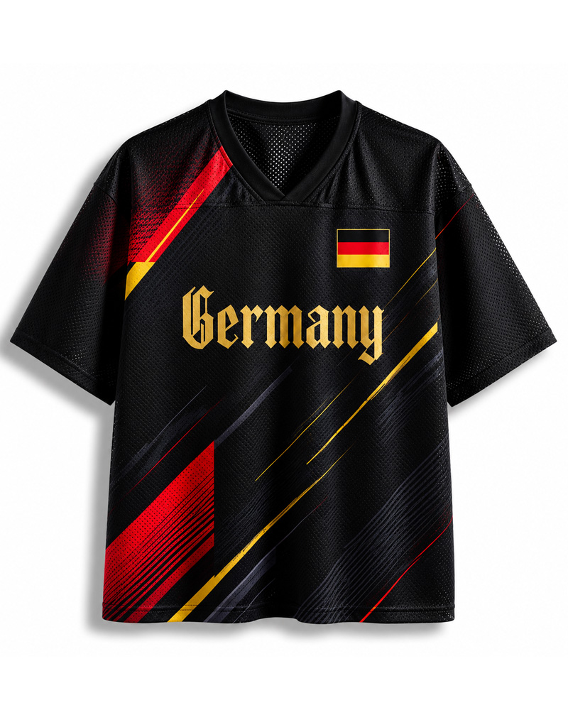  Vintage Germany Football Heritage Mesh Jersey