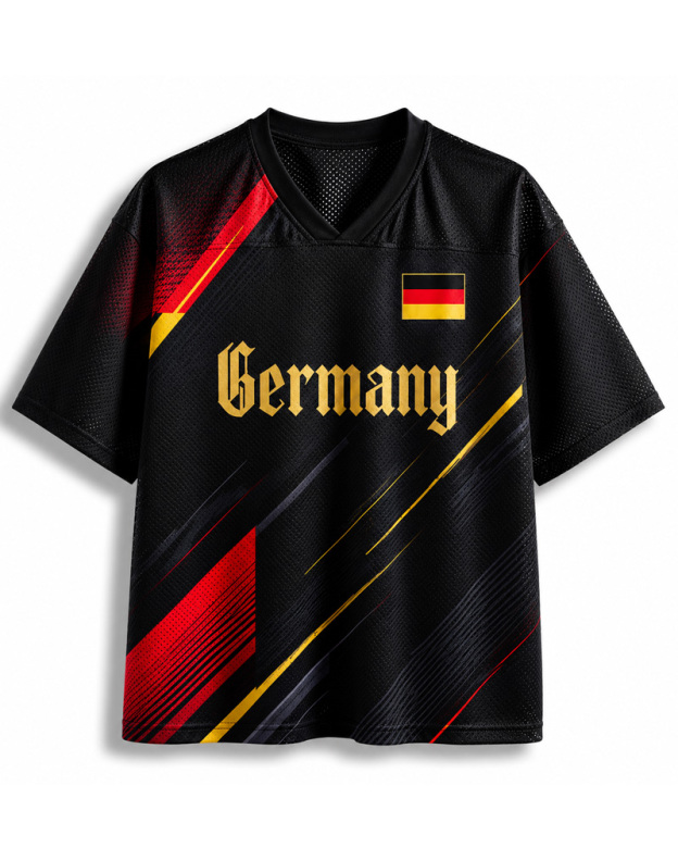  Vintage Germany Football Heritage Mesh Jersey