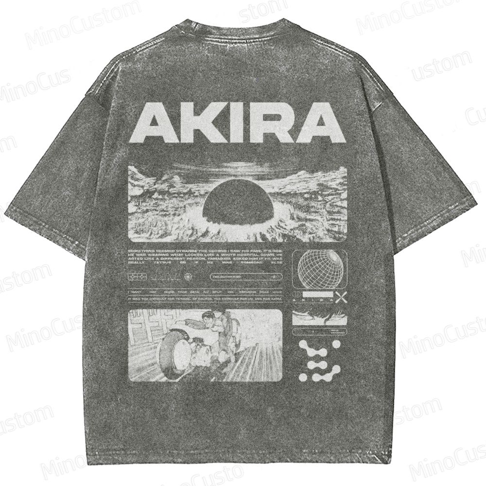 Unisex Fit Destruction lll Washed T-Shirt 