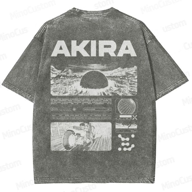 Unisex Fit Destruction lll Washed T-Shirt 