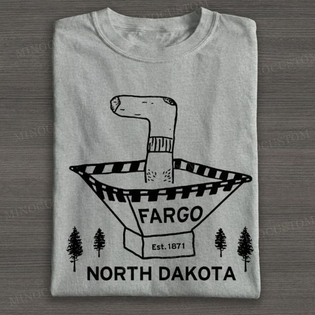 Fargo Wood Chipper Funny Movie Shirt Vintage Cult Movie T-Shirt