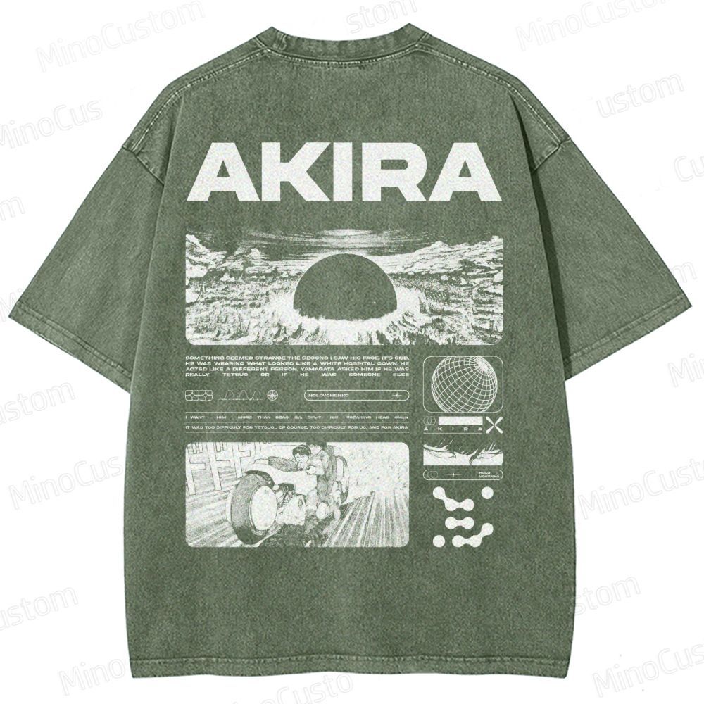 Unisex Fit Destruction lll Washed T-Shirt 