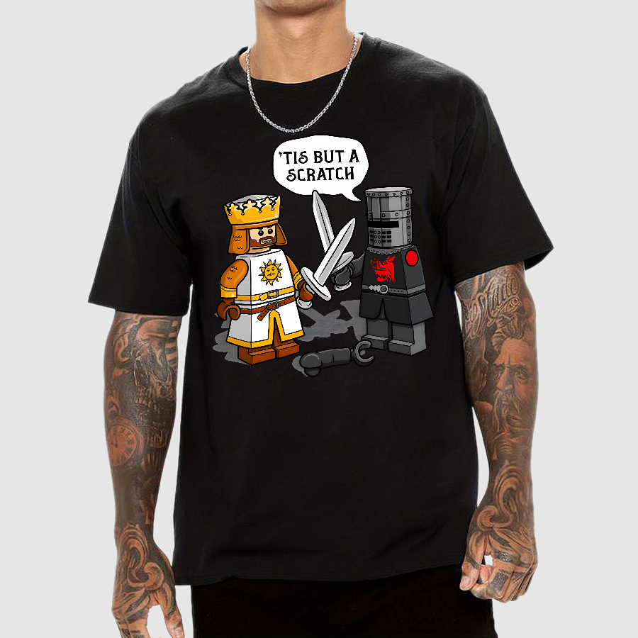 King Vs Knight Geek T-Shirt