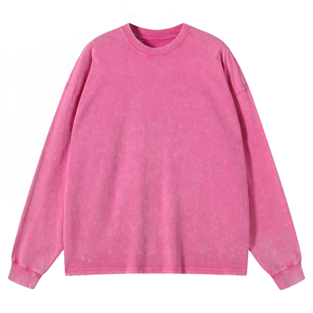 Vintage Classic Washed Long-Sleeved T-Shirt