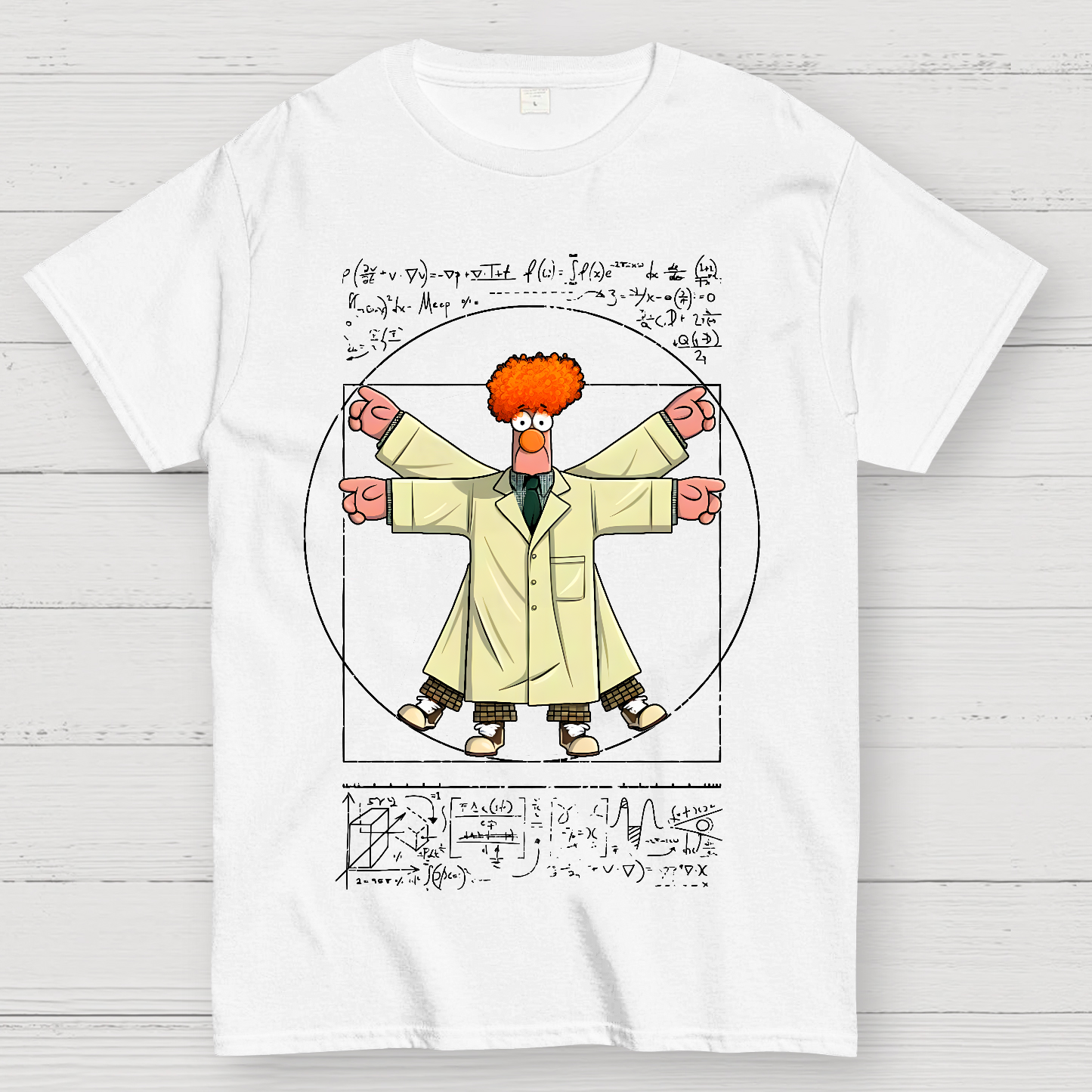 Vitruvian Puppet Geek T-Shirt