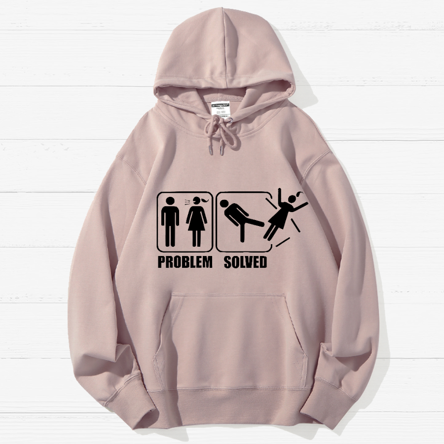 Problem Solved Geek Cotton Hoodie