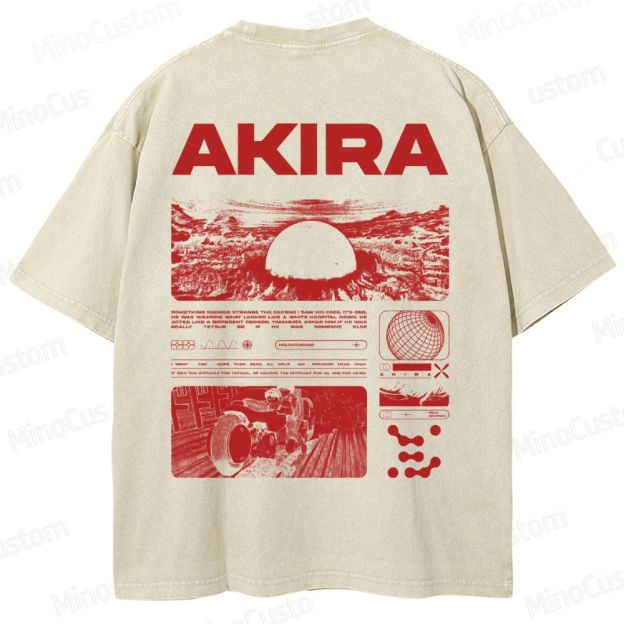 Unisex Fit Destruction lll Washed T-Shirt 