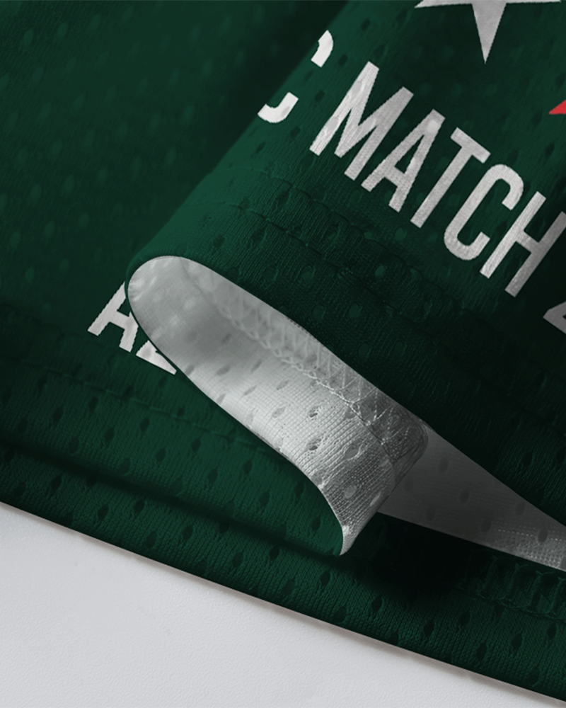 Mexico Flag Matching Mesh Jersey