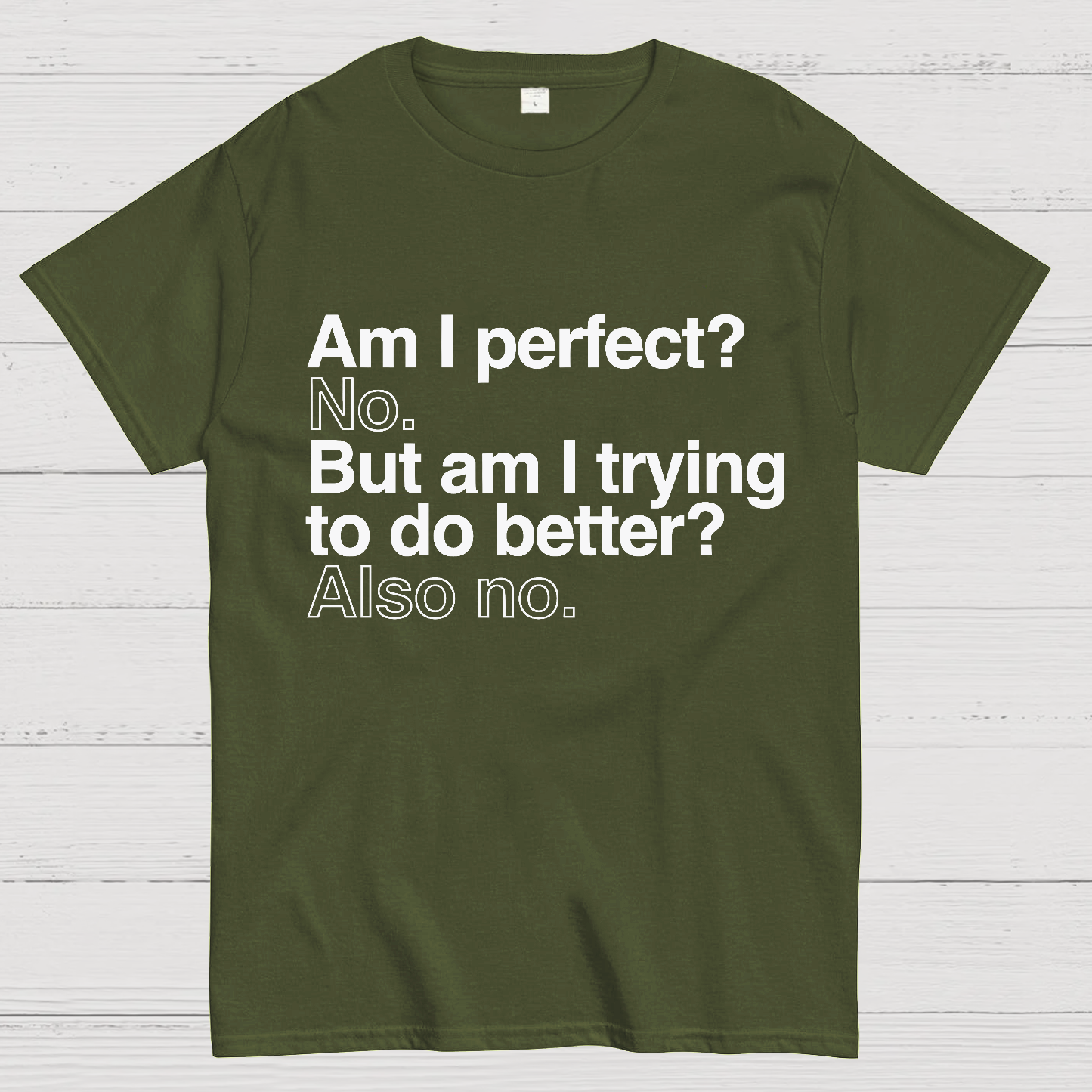 Am I Perfect No Nerdy T-Shirt