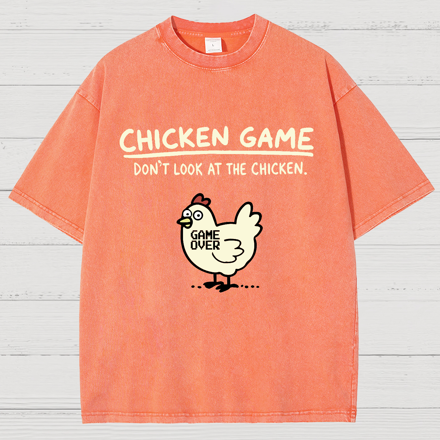 Chicken Game Vintage Distressed T-shirt