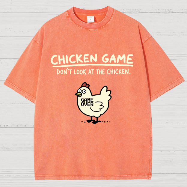 Chicken Game Vintage Distressed T-shirt