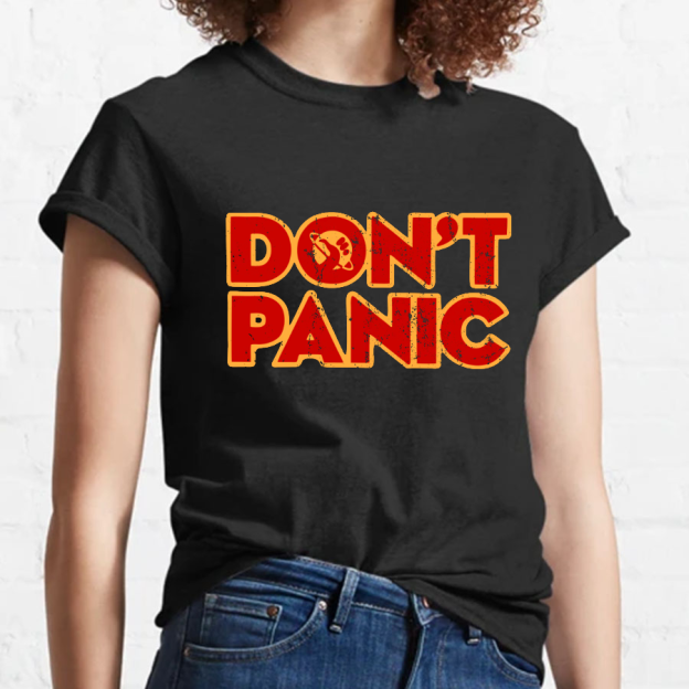 Dont Panic Geeky T-Shirt