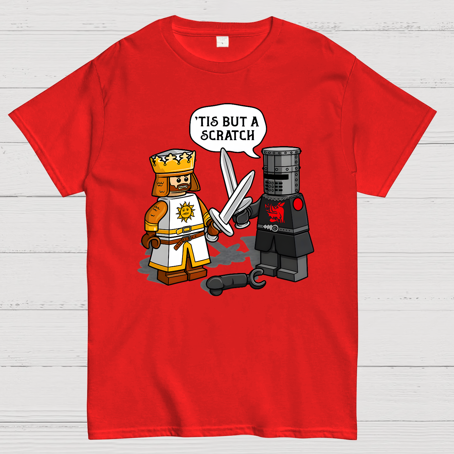 King Vs Knight Geek T-Shirt