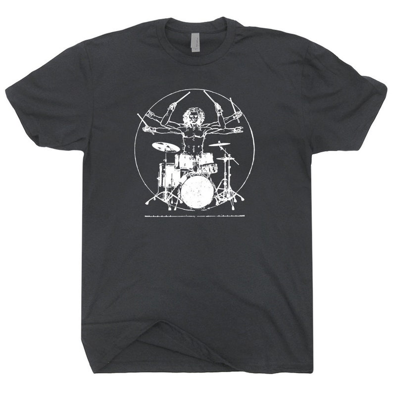 Drum Sets for Men and Women Boys Da Vinci Drums Graphic T-Shirt