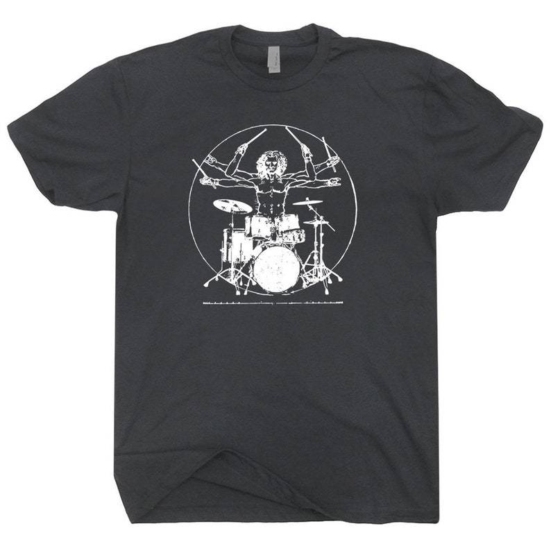 Drum Sets for Men and Women Boys Da Vinci Drums Graphic T-Shirt