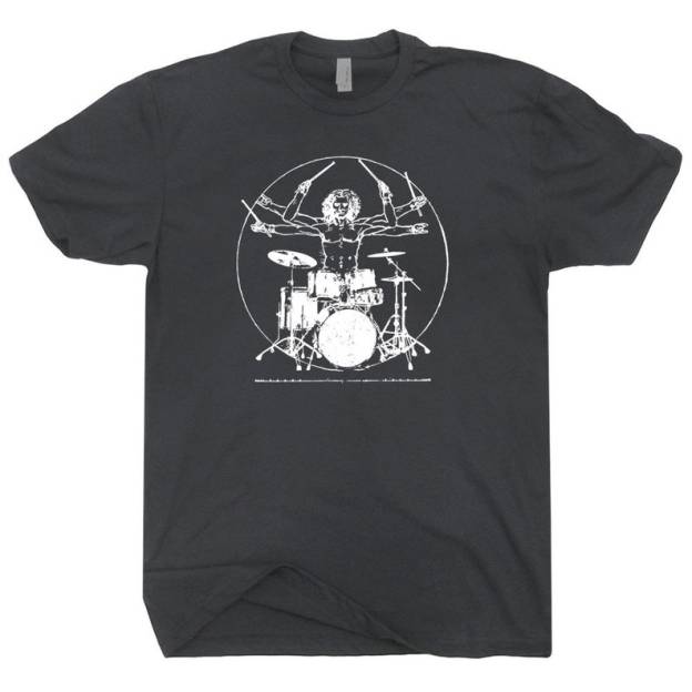 Drum Sets for Men and Women Boys Da Vinci Drums Graphic T-Shirt