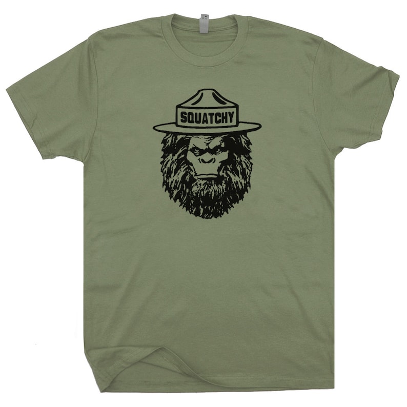 Cool Bigfoot graphic T-shirt