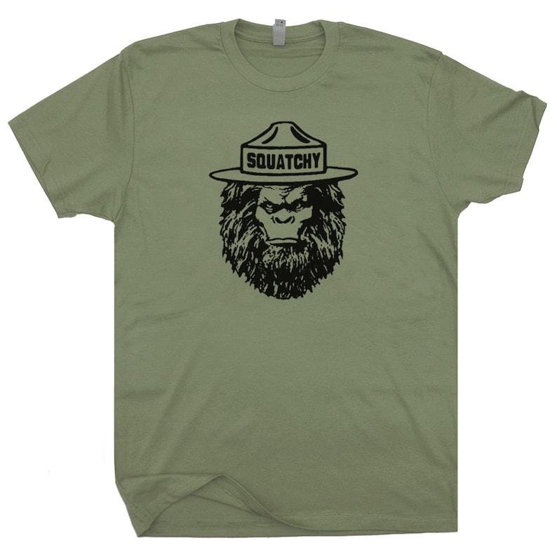 Cool Bigfoot graphic T-shirt