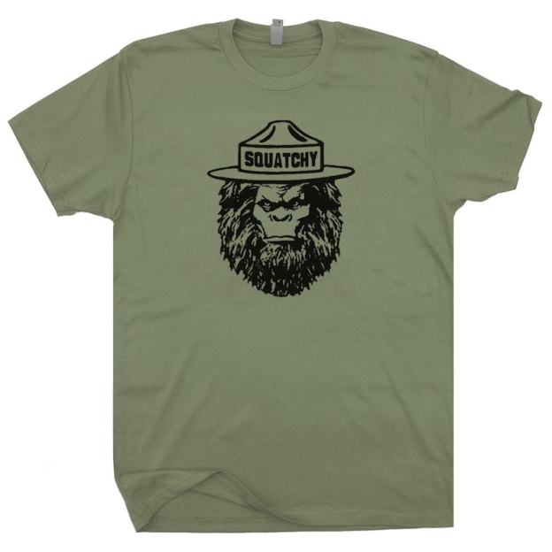 Cool Bigfoot graphic T-shirt