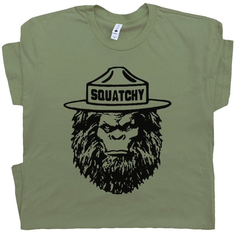 Cool Bigfoot graphic T-shirt