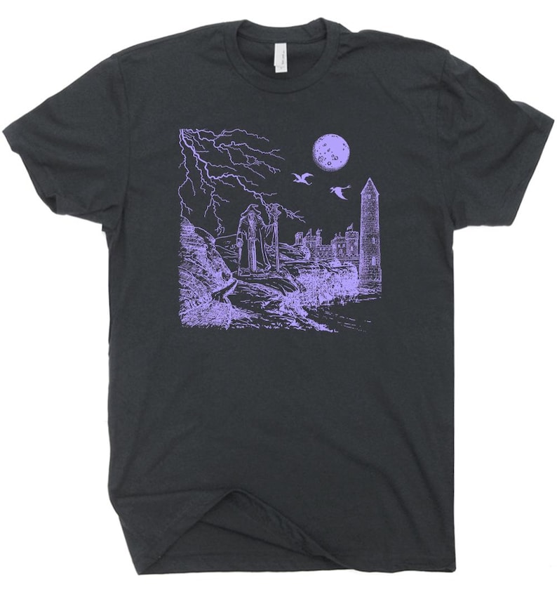 Wizard T-shirts for men and women, magic dragon, mystery, witchcraft, magic T-shirts