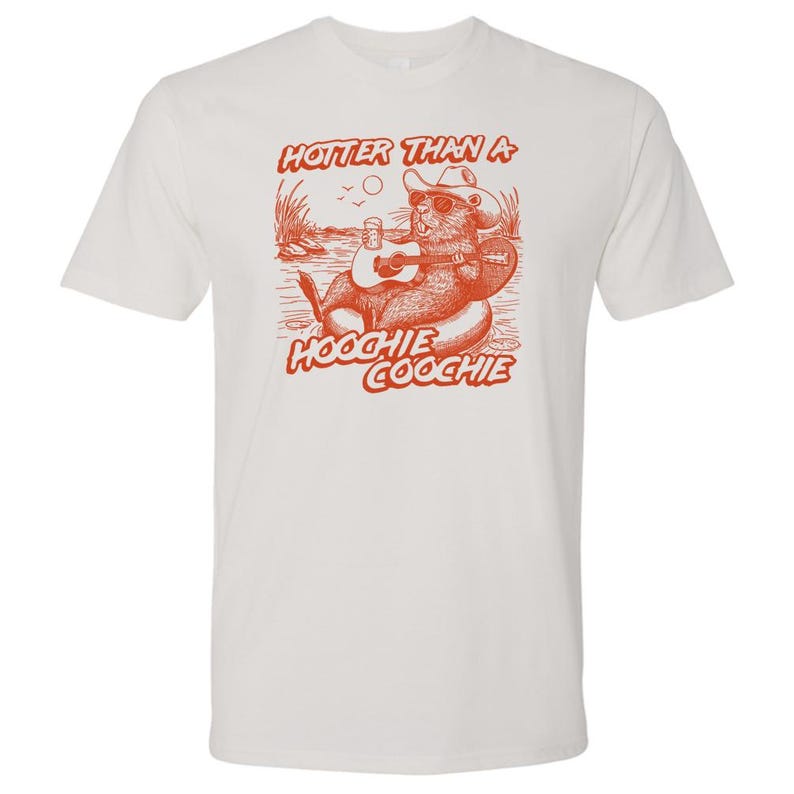 Hotter Than A Hoochie Coochie T Shirt 90s Country Music Women's Shirts Womens Cute Beaver Shirt
