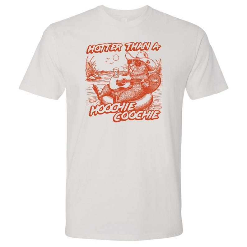 Hotter Than A Hoochie Coochie T Shirt 90s Country Music Women's Shirts Womens Cute Beaver Shirt
