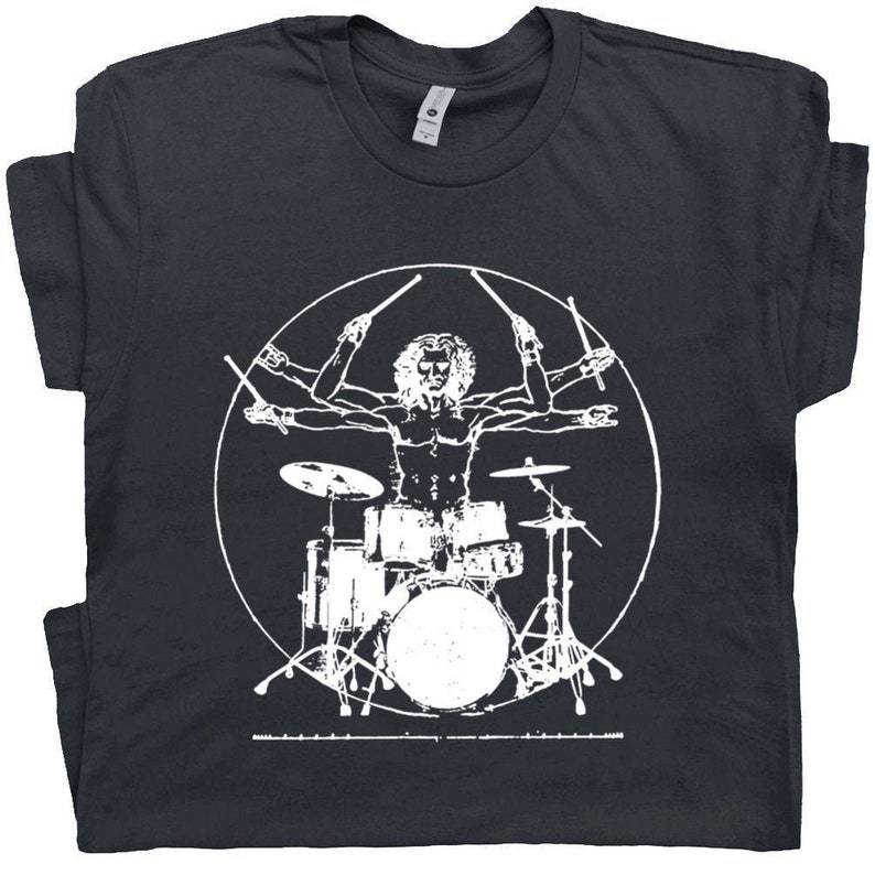 Drum Sets for Men and Women Boys Da Vinci Drums Graphic T-Shirt