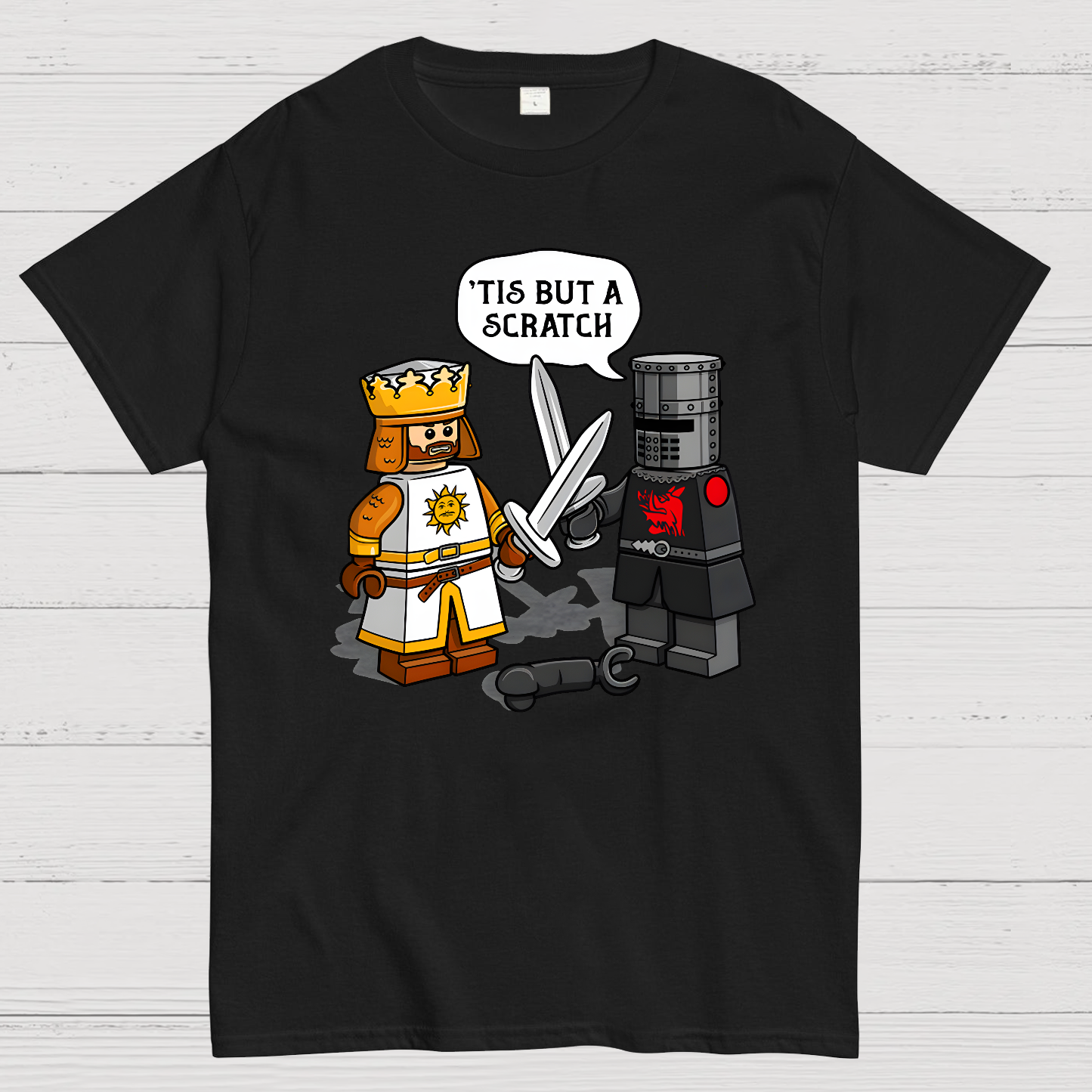 King Vs Knight Geek T-Shirt