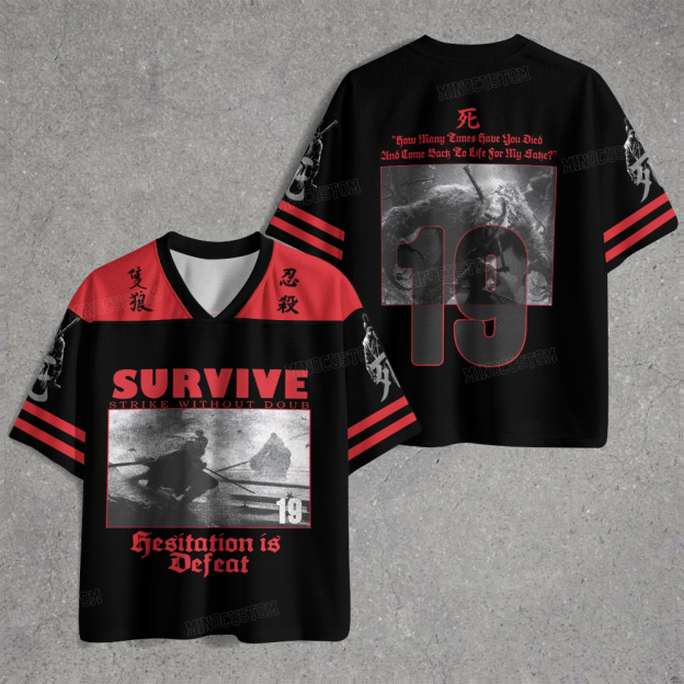The Samurai Struck Without Hesitation Jersey Shirts 