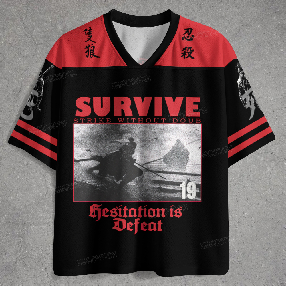 The Samurai Struck Without Hesitation Jersey Shirts 
