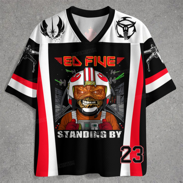 Retro Sci-Fi Pilot Shirt with Space Jersey Shirts 