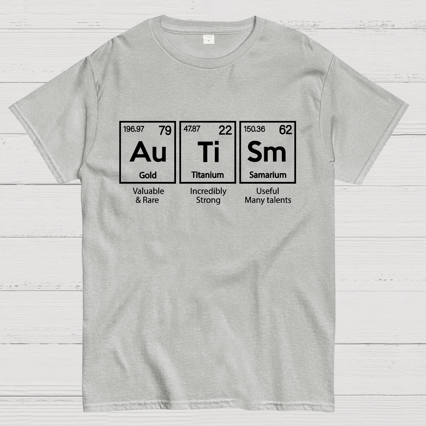 Autism Awareness Elements Periodic Geek T-Shirt