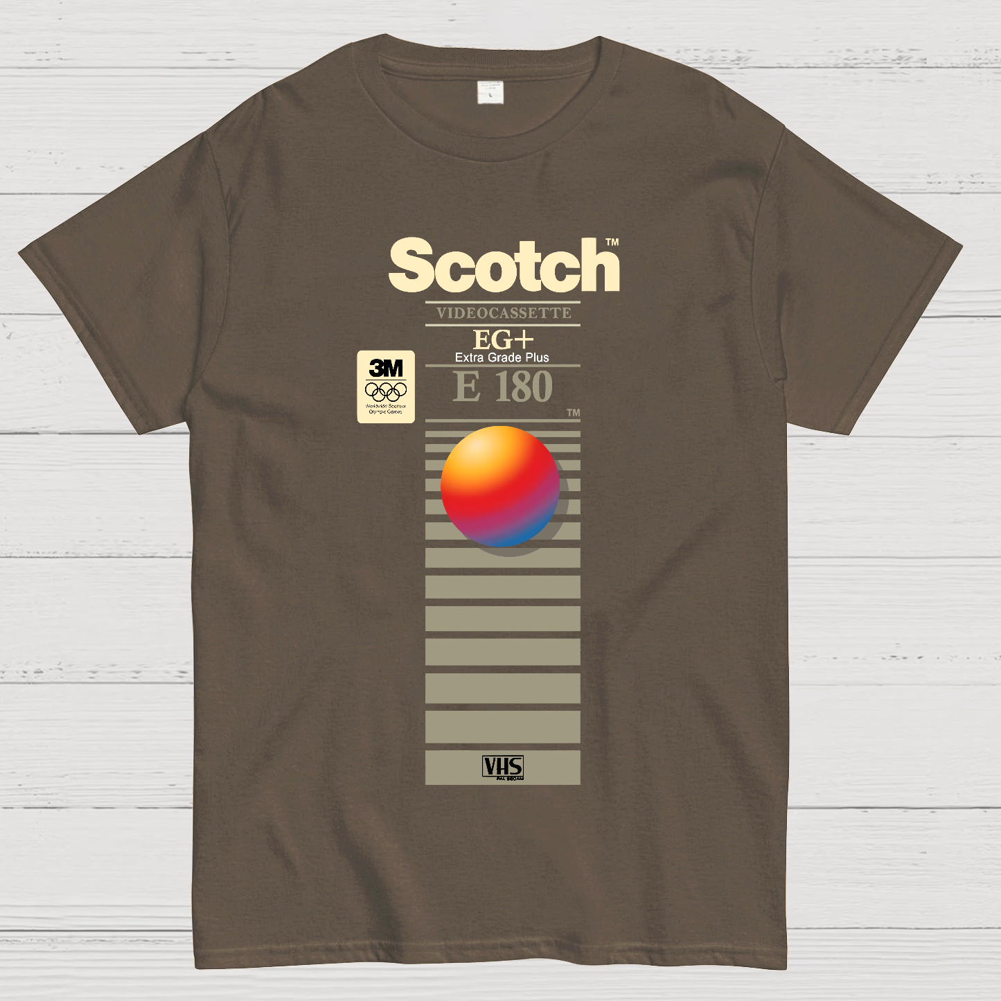 VHS Scotch E180 Geek T-Shirt