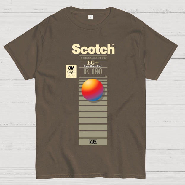VHS Scotch E180 Geek T-Shirt