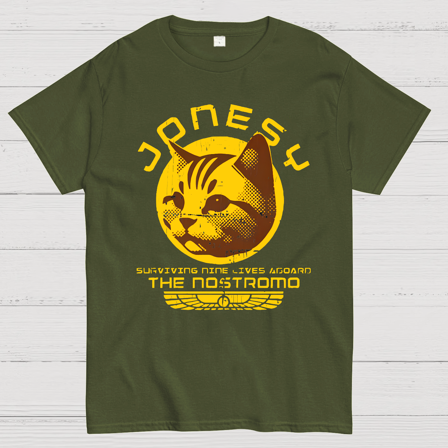 Jonesy Surviving Nine Lives Aboard The Nostromo Geek T-Shirt