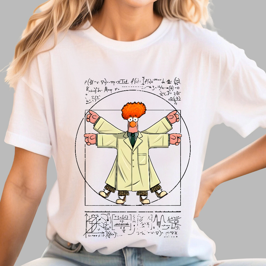 Vitruvian Puppet Geek T-Shirt