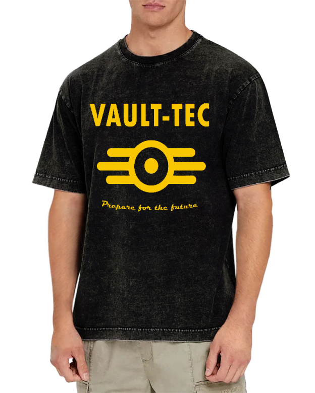 Fallout 4 Vault-Tec logo Essential Vintage Distressed T-shirt