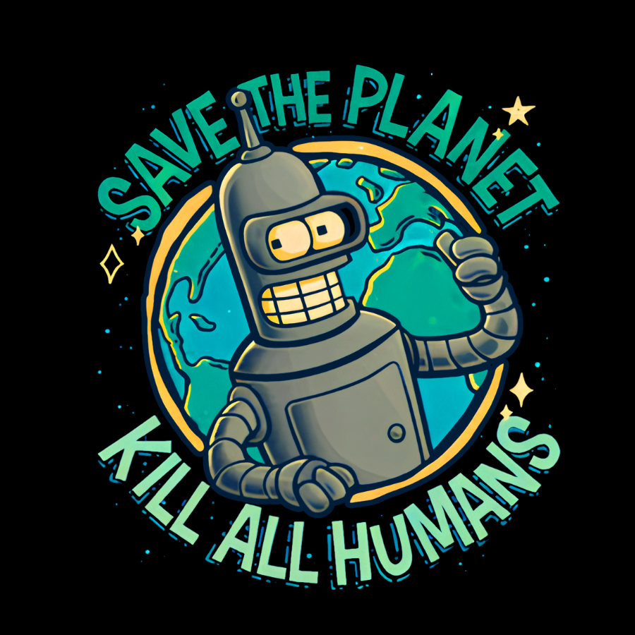 Save The Planet Kill All Humans Geek T-Shirt