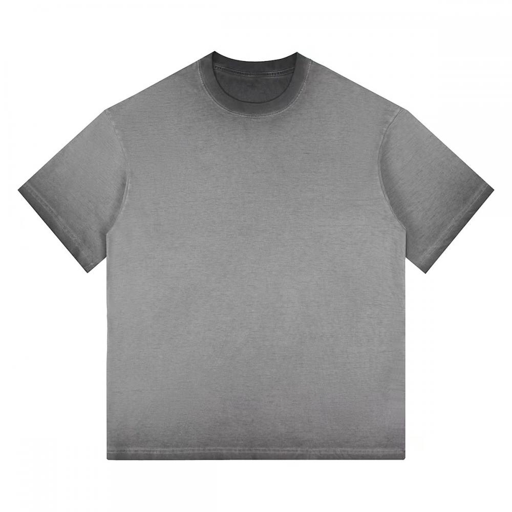 Vintage Crewneck Oversize Gradient Washed T-shirt