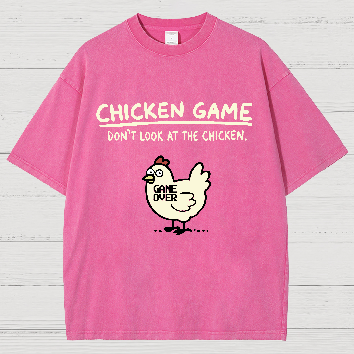 Chicken Game Vintage Distressed T-shirt